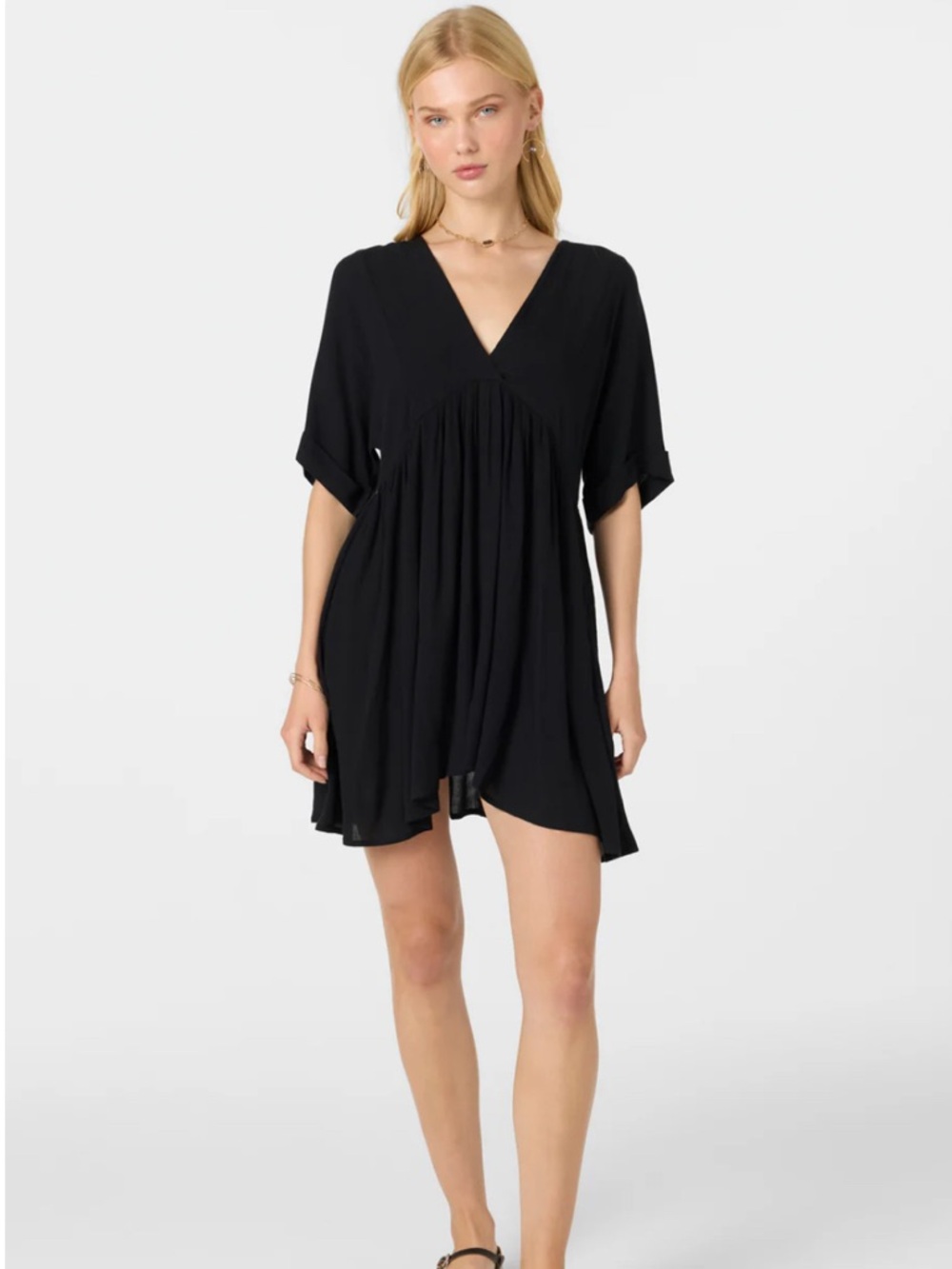 O’Neill Babydoll Dress in Black - XS